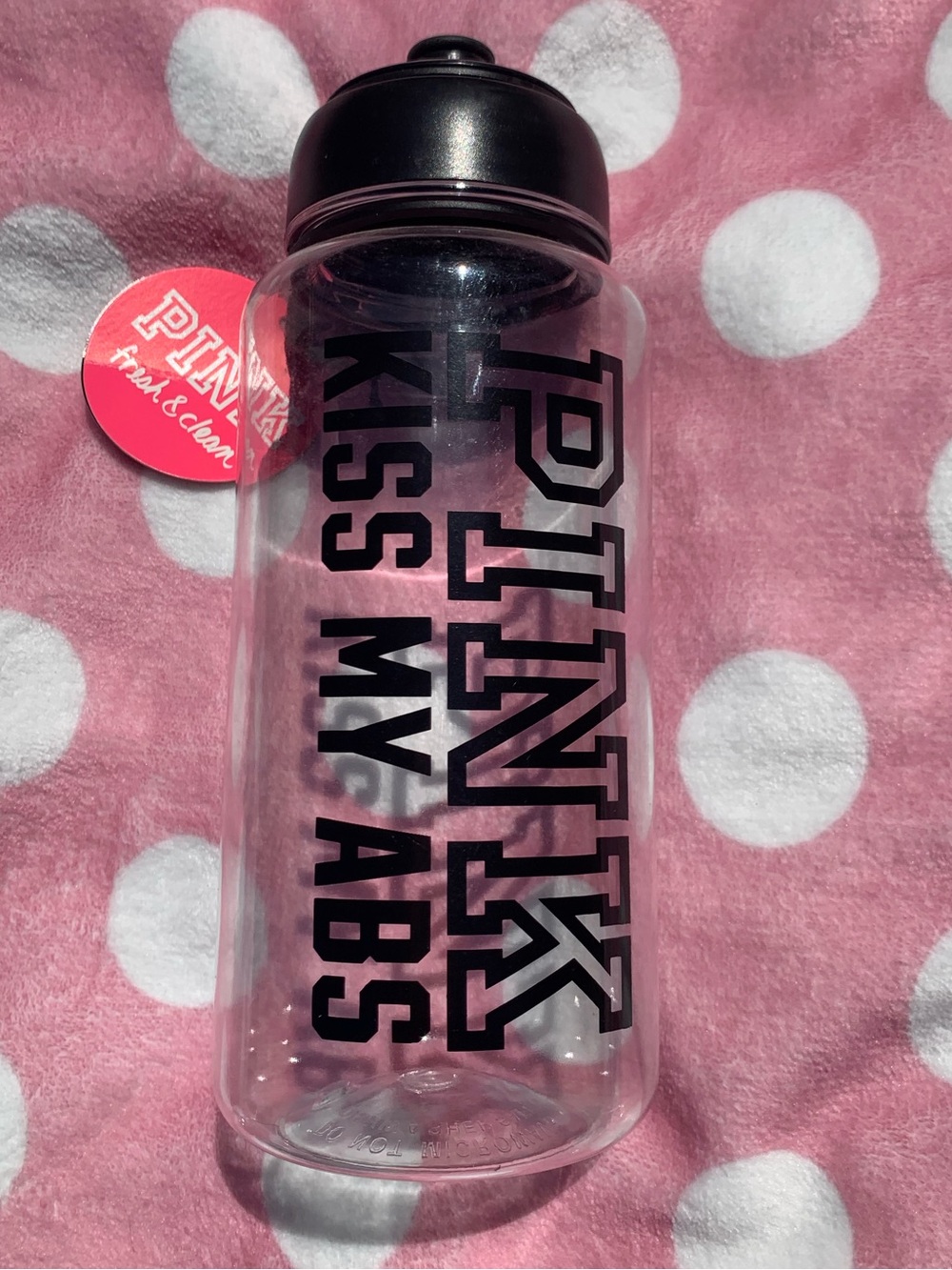 VS Pink KISS MY ABS water bottle new